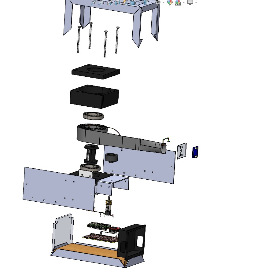 Deployable Magnetosphere Boom Exploded View